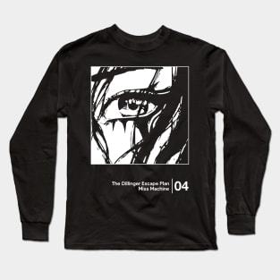 The Dillinger Escape Plan / Minimalist Graphic Design Artwork Long Sleeve T-Shirt